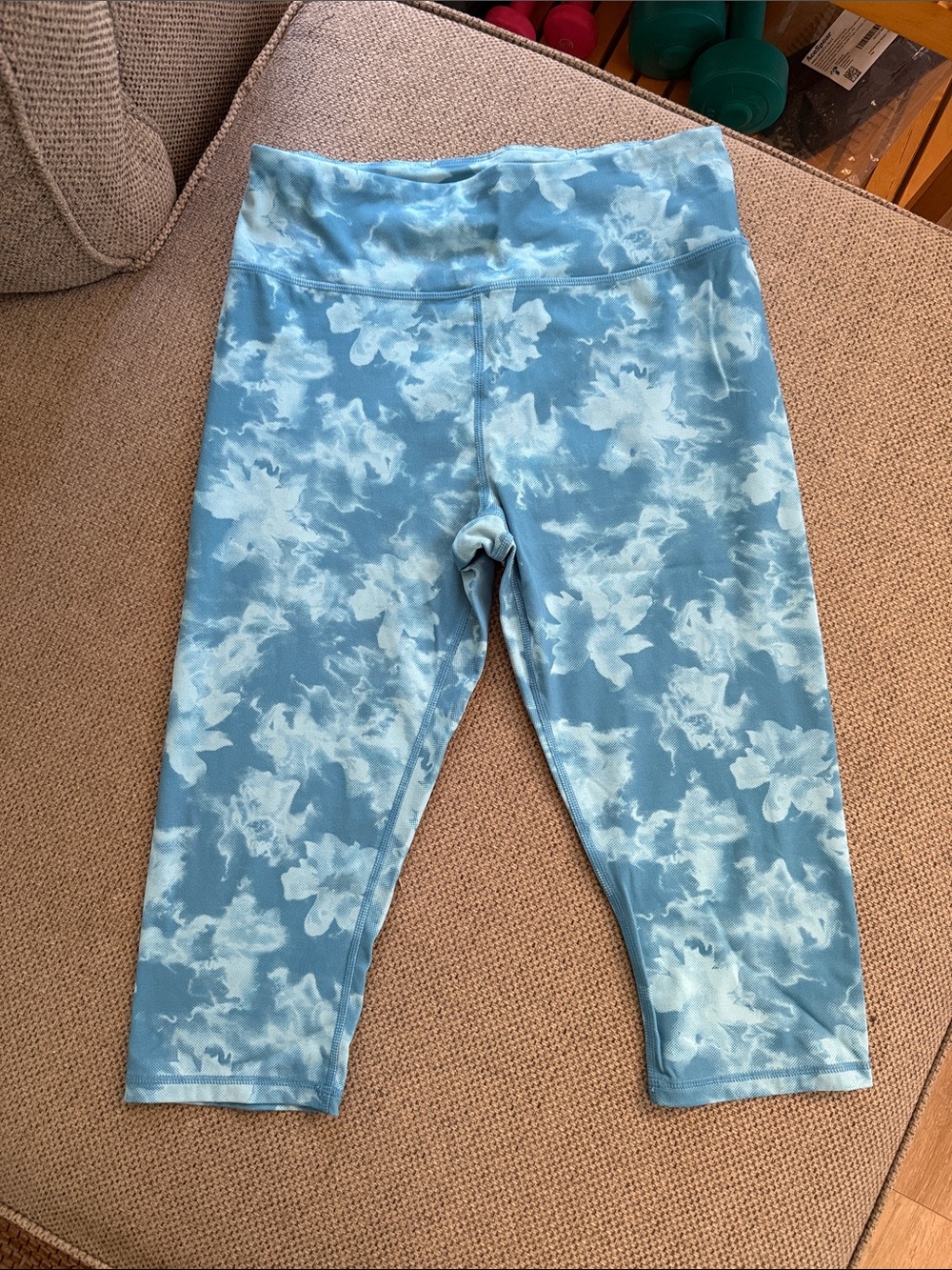 Ideology Blue Cropped Leggings
